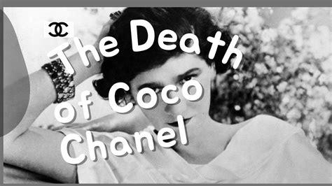 how did chanel die|coco Chanel life and death.